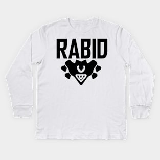 RABID RESTRAINT MASK Kids Long Sleeve T-Shirt